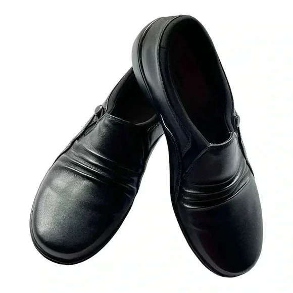 Clark’s Black Cora Dusk Casual Flats Size 7.5 Preowned Great Condition - Picture 7 of 13